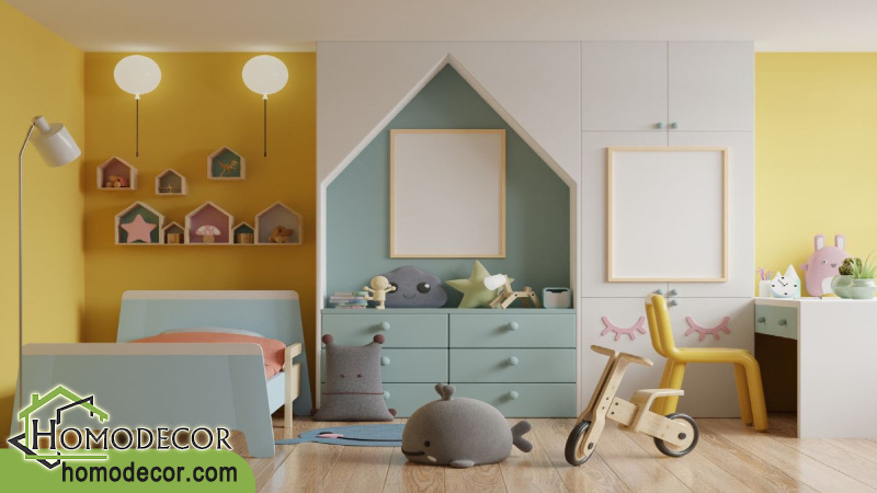 پالت رنگ 2025 برای اتاق کودک 